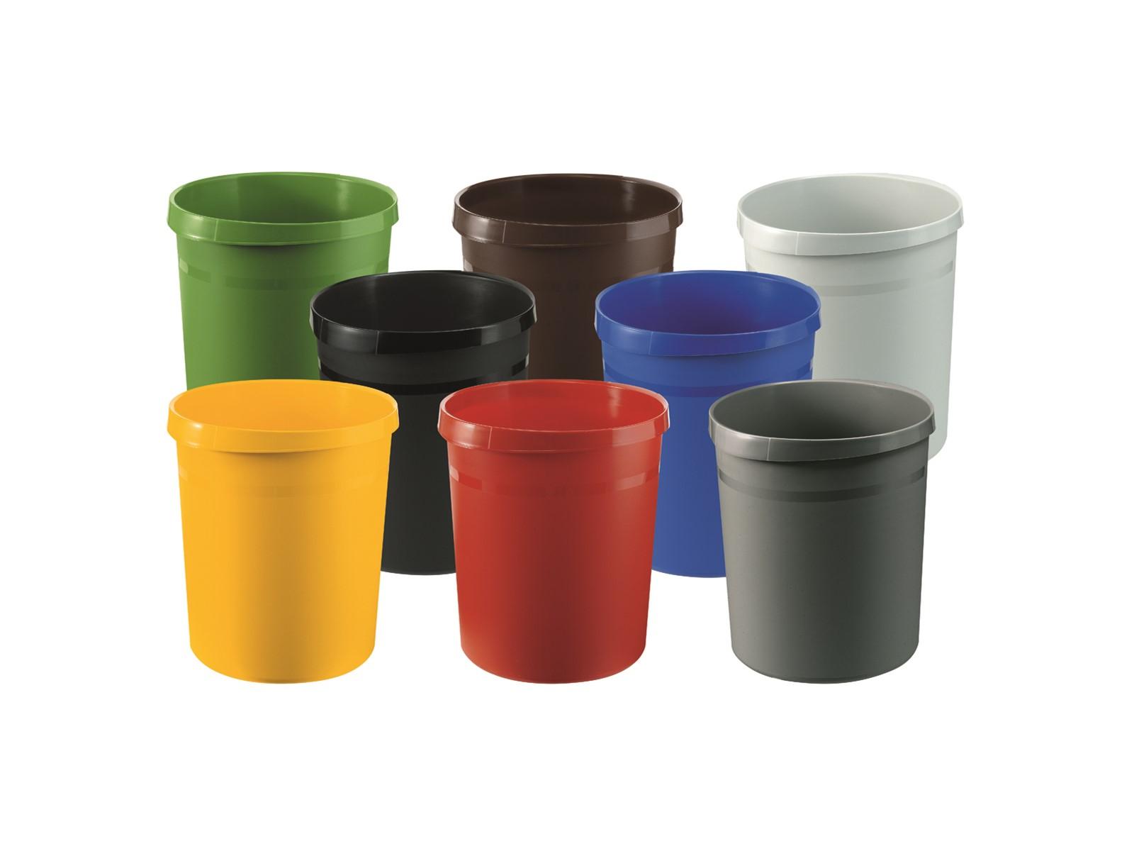 1471 Papierkorb 18 Liter grün/grau/schwarz/blau/gelb/rot