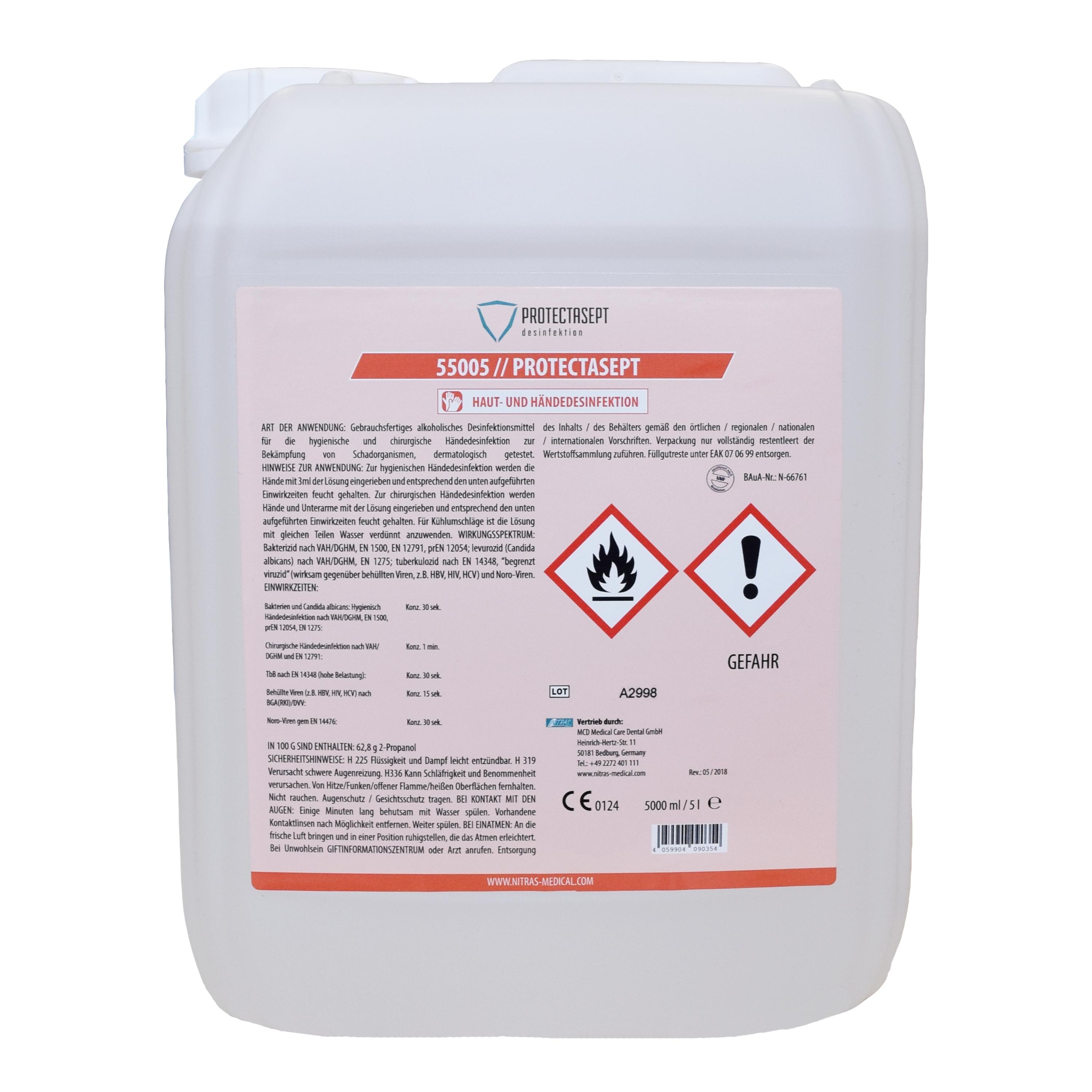 Nitras - Handdesinfektion 500ml / 1000ml / 5000ml Nitras - Handdesinfektion 500ml / 1000ml / 5000ml