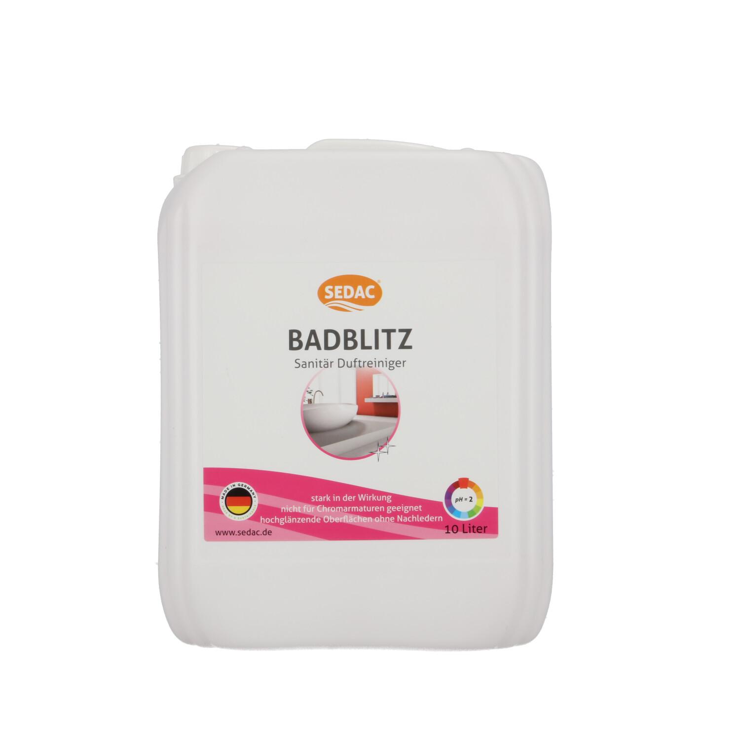 SEDAC  Badblitz Sanitär Duftreiniger 10 Liter SEDAC  Badblitz Sanitär Duftreiniger 10 Liter