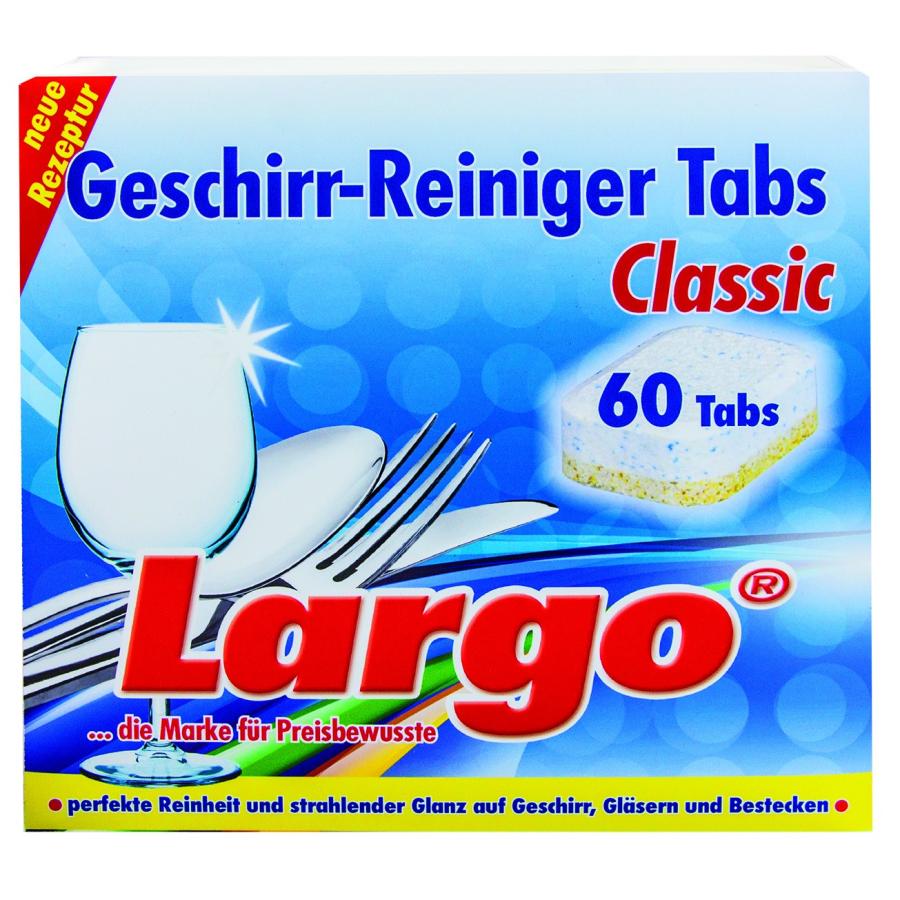 Largo - Geschirr-Reiniger 60 Tabs Largo - Geschirr-Reiniger 60 Tabs