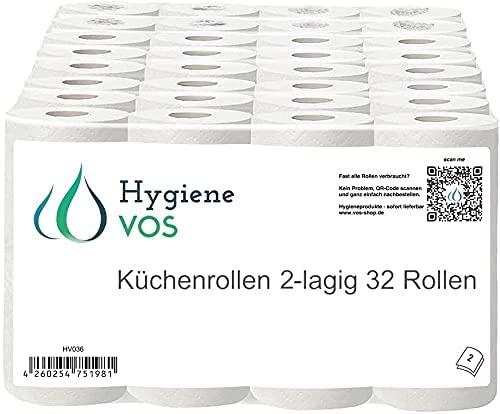 HV036 Hygiene Vos - Küchenrollen 32 Rollen 2-lagig / 3-lagig