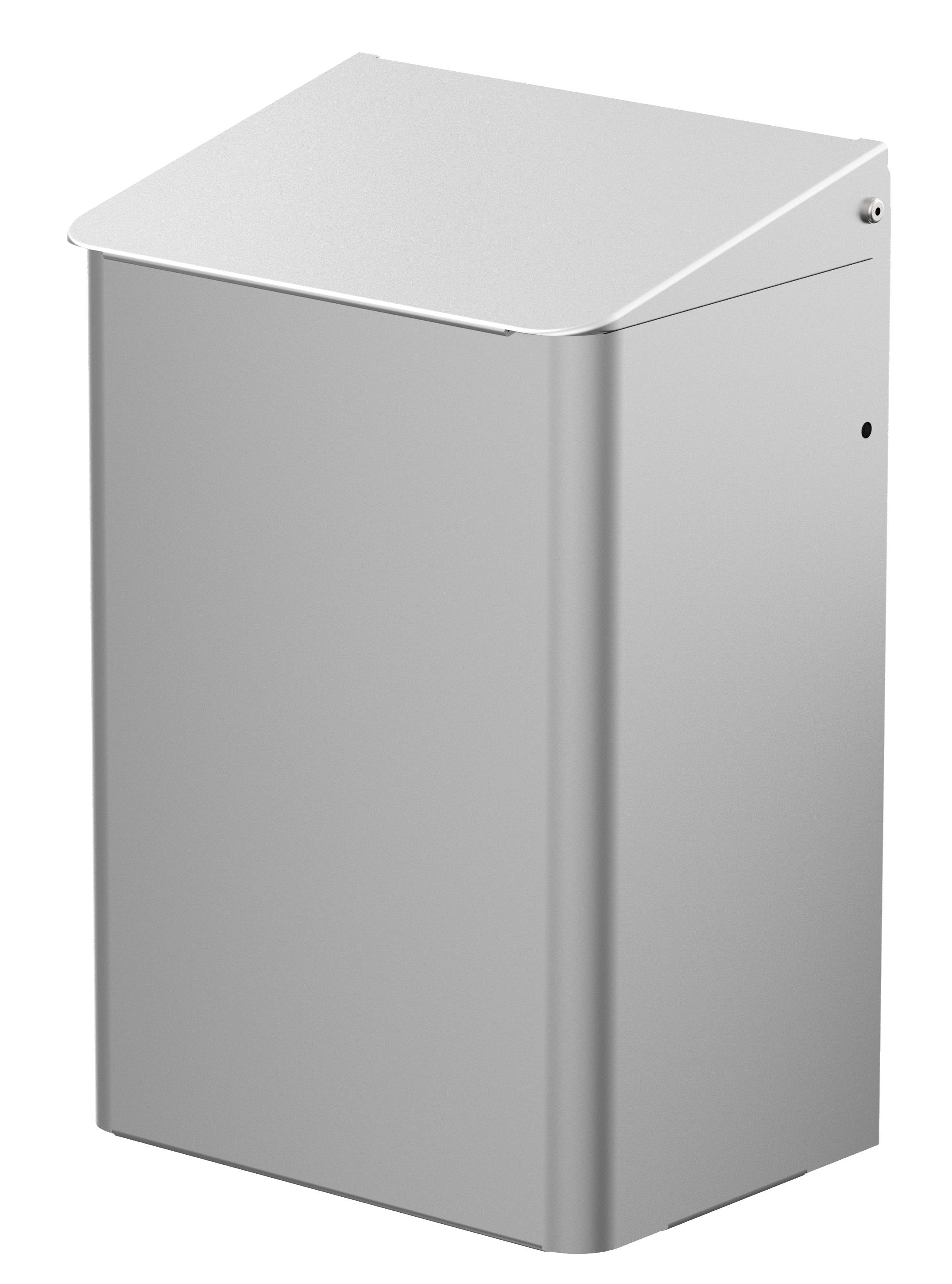 CWS MediLine Hygienebox 6 Liter alu-eloxiert/ Alu-weiß/ Edelstahl CWS MediLine Hygienebox 6 Liter alu-eloxiert/ Alu-weiß/ Edelstahl