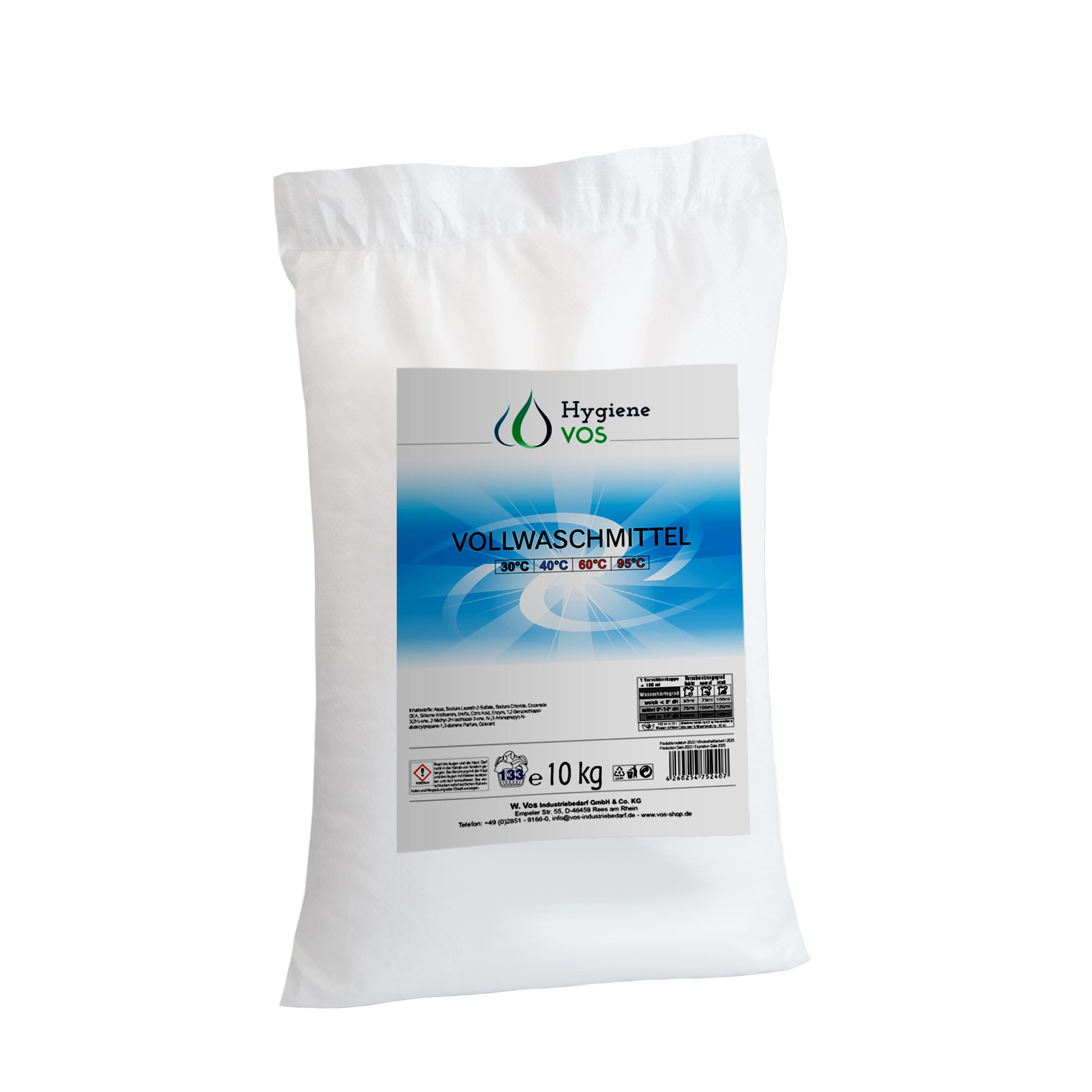 307172 Hygiene VOS - Hochleistungs-Vollwaschmittel in 3kg/10kg/20kg Gebinden für Professionelle Ansprüche