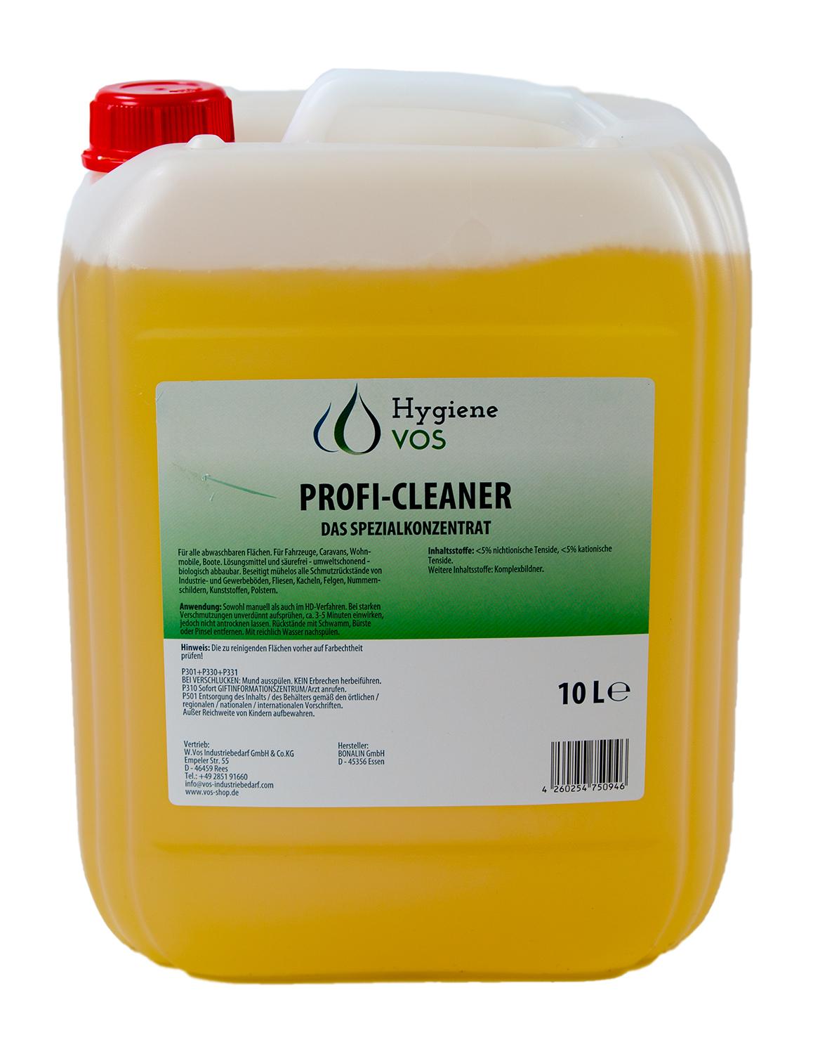 Hygiene VOS Proficleaner Allzweck-Spezialreiniger für Haus, Boot & Caravan - 1L / 5L / 10L Prifi Cleaner Hygiene Vos Industriebedarf