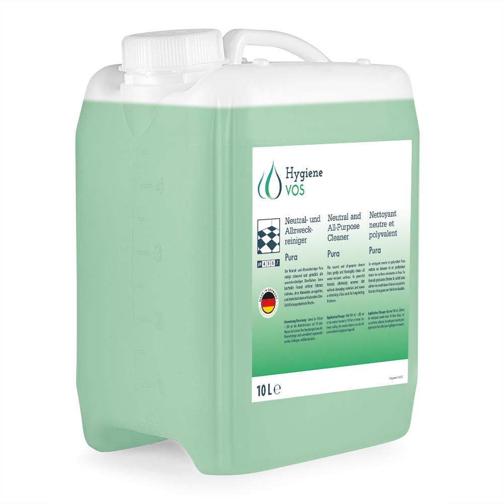 Hygiene VOS - Neutral- und Allzweckreiniger Pura 10 Liter Hygiene VOS - Neutral- und Allzweckreiniger Pura 10 Liter