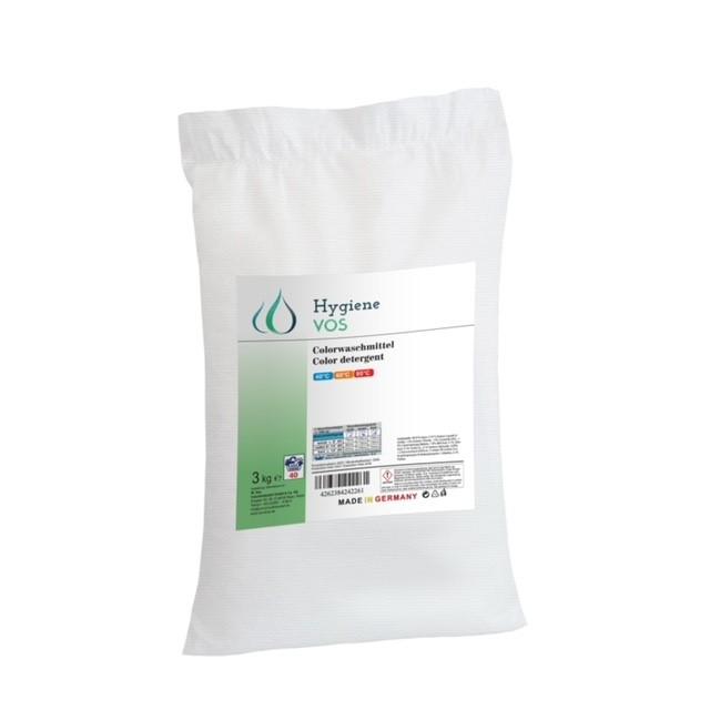 Hygiene VOS - Hochleistungs-Colorwaschmittel in 3kg Gebinde für Professionelle Ansprüche Hygiene VOS - Hochleistungs-Colorwaschmittel in 3kg Gebinde für Professionelle Ansprüche