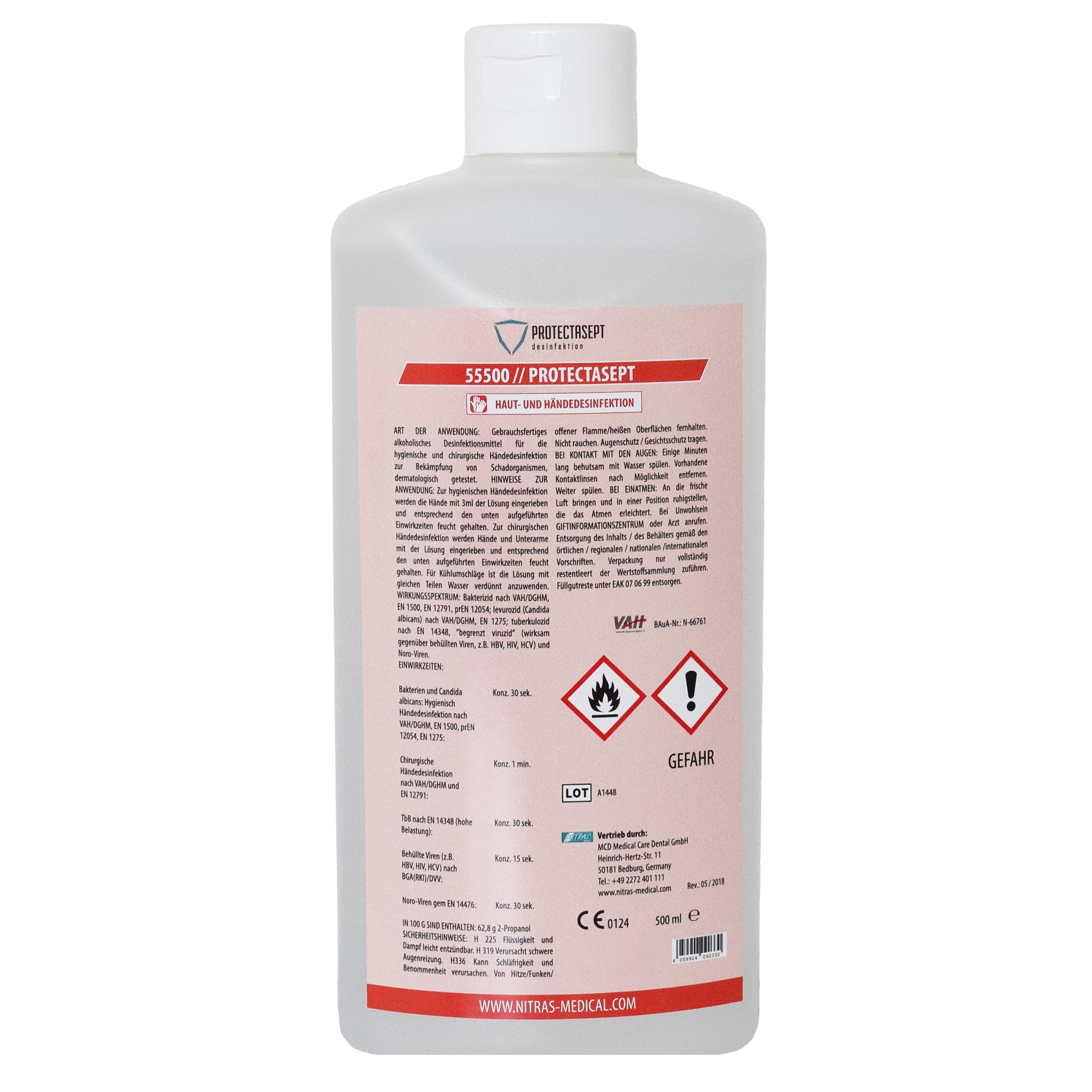 Nitras - Handdesinfektion 500ml / 1000ml / 5000ml Nitras - Handdesinfektion 500ml / 1000ml / 5000ml