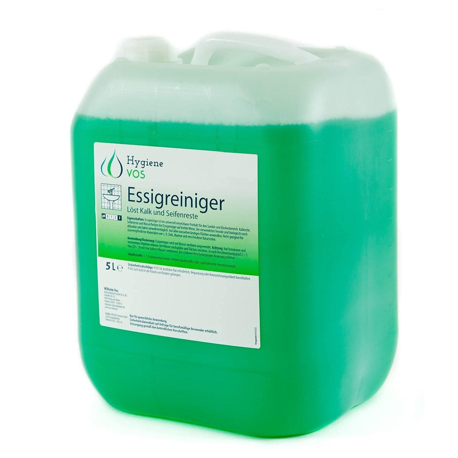 Hygiene Vos - Essigreiniger 5L / 10L Hygiene Vos Essigreiniger Kanister Groß Gebinde