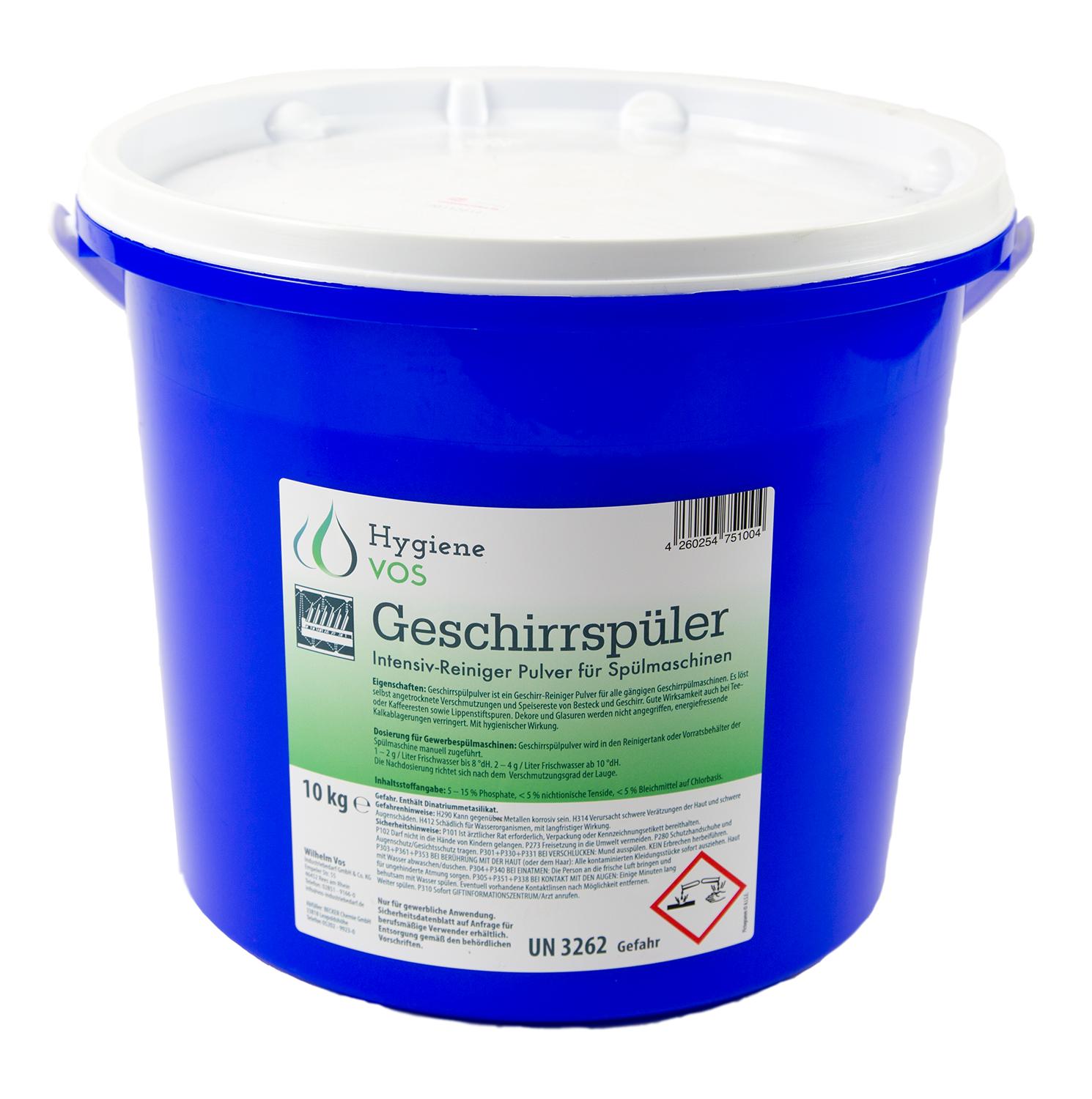 R005005aa8e01c81da6 Hygiene Vos Geschirrspülpulver 10 Kg: Die professionelle Reinigungslösung für eine Vielzahl von Branchen